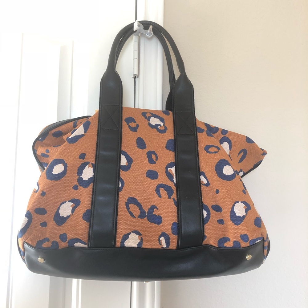 NEW Phillip Lim Target Cheetah Canvas Duffel Bag